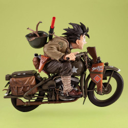 Figurine Desktop Real McCoy Son Goku & Bike Megahouse Dragon Ball Z