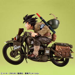 Figurine Desktop Real McCoy Son Goku & Bike Megahouse Dragon Ball Z
