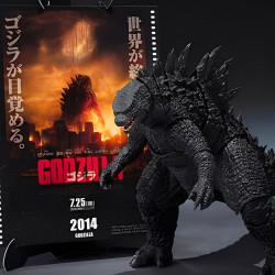 S.H. MonsterArts Godzilla Movie Graphic Plus Bandai Godzilla 2014