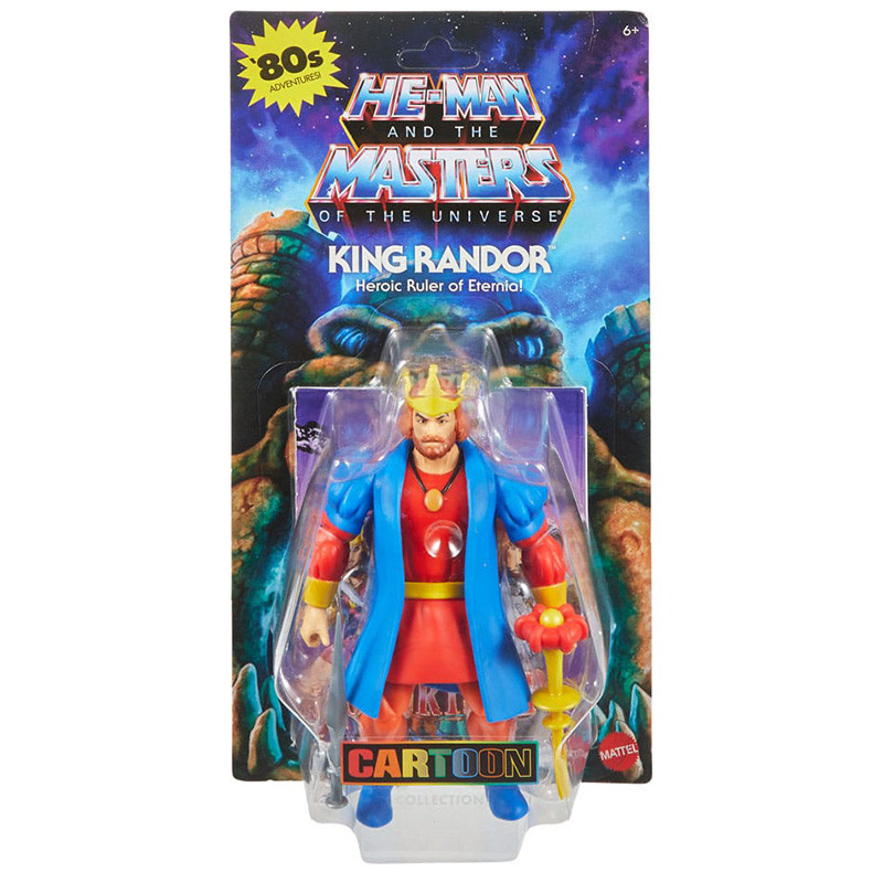 Figurine King Randor / Roi Randor Cartoon Collection Mattel Maitres de l'Univers Origins