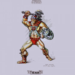 MAITRES DE L’UNIVERS Origins Figurine He-Man / Musclor Sketchbook Series Mattel