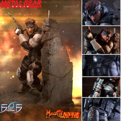  METAL GEAR SOLID Statue Solid Snake F4F
