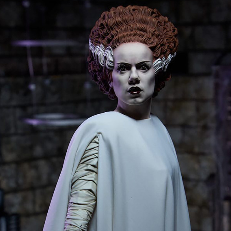 Statue La Fiancée de Frankenstein Fabric Costume Premium Format Figure Sideshow La Fiancée de Frankenstein