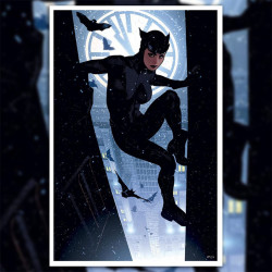 Impression Art Print Catwoman Adam Hughes Sideshow DC Comics