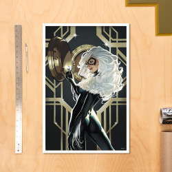 Impression Art Print Black Cat Sideshow Marvel