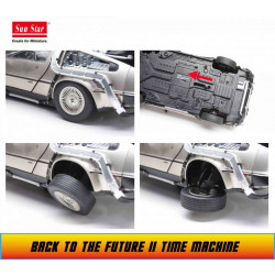 Réplique Delorean Time Machine Sun Star Retour vers le futur II