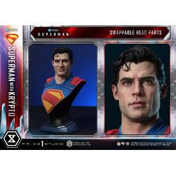 Statue Superman & Krypto Real Elite Masterline Prime 1 Studio Superman 2025
