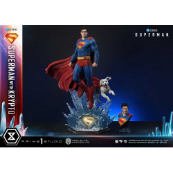 Statue Superman & Krypto Real Elite Masterline Prime 1 Studio Superman 2025