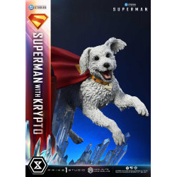 Statue Superman & Krypto Real Elite Masterline Prime 1 Studio Superman 2025