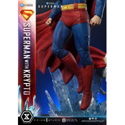 Statue Superman & Krypto Real Elite Masterline Prime 1 Studio Superman 2025
