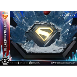 Statue Superman & Krypto Real Elite Masterline Prime 1 Studio Superman 2025
