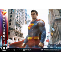 Statue Superman & Krypto Real Elite Masterline Bonus Version Prime 1 Studio Superman 2025