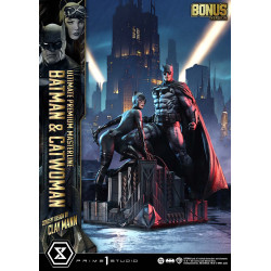 Statue Batman & Catwoman Ultimate Premium Masterline Bonus Version Prime 1 Studio DC Comics