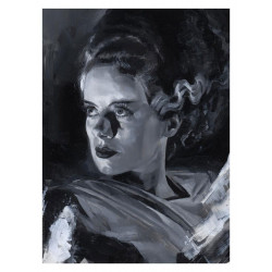 Impression Art Print Bride of Frankenstein Sideshow La Fiancée de Frankenstein