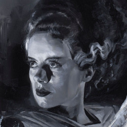 Impression Art Print Bride of Frankenstein Sideshow La Fiancée de Frankenstein