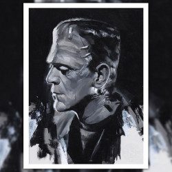 Impression Art Print Frankenstein Sideshow Frankenstein