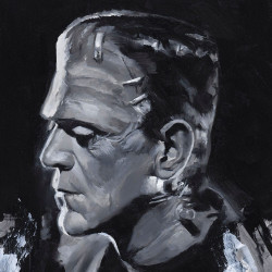 Impression Art Print Frankenstein Sideshow Frankenstein