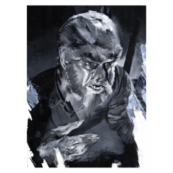 Impression Art Print The Wolf Man Sideshow Le Loup-garou