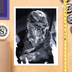Impression Art Print The Wolf Man Sideshow Le Loup-garou