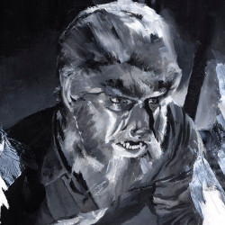 Impression Art Print The Wolf Man Sideshow Le Loup-garou