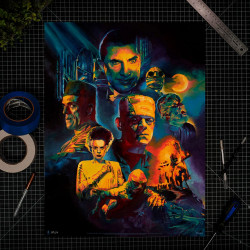 Impression Art Print Universal Monsters Sideshow Universal Monsters