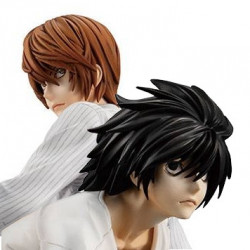 DEATH NOTE Statuette  Yagami Light vs L G.E.M. Megahouse