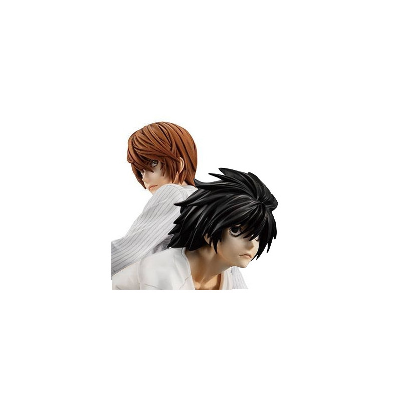 DEATH NOTE Statuette  Yagami Light vs L G.E.M. Megahouse