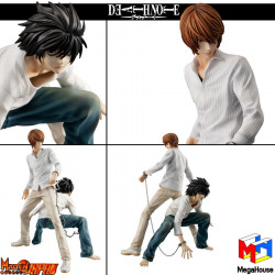  DEATH NOTE Statuette  Yagami Light vs L G.E.M. Megahouse