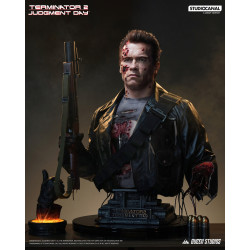 Buste Taille Réelle T-800 Battle Damaged Queen Studios Terminator 2