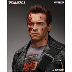 Buste Taille Réelle T-800 Battle Damaged Queen Studios Terminator 2