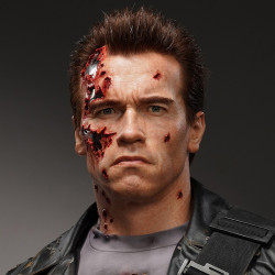 Buste Taille Réelle T-800 Battle Damaged Queen Studios Terminator 2