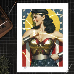 Impression Art Print Wonder Woman New History of the DC Universe Sideshow DC Comics