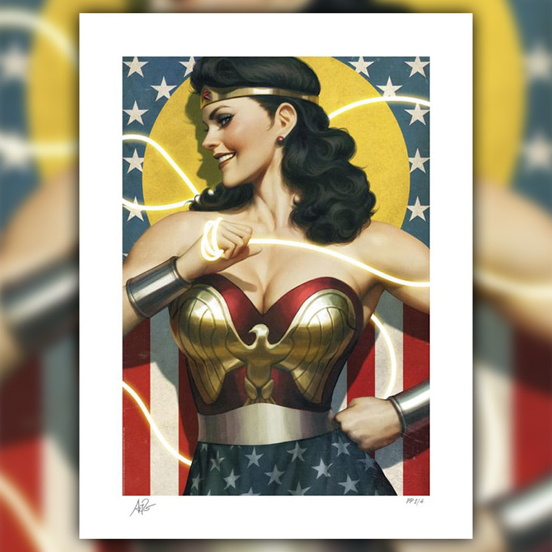 Impression Art Print Wonder Woman New History of the DC Universe Sideshow DC Comics