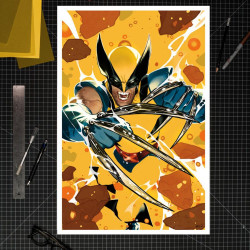 Impression Art Print X-Men Wolverine Sideshow Marvel