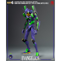 Figurine ROBO-DOU Evangelion Test Type-01 Final Battle Version ThreeZero Evangelion New Theatrical Edition