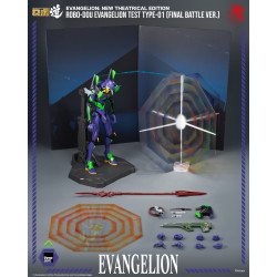 Figurine ROBO-DOU Evangelion Test Type-01 Final Battle Version ThreeZero Evangelion New Theatrical Edition