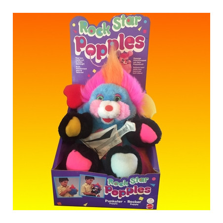 Peluche Mattel Sports Popples Vintage 1987 - Neuve En Boîte