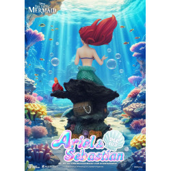 Statue Master Craft Ariel & Sebastien Beast Kingdom La Petite Sirène