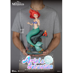 Statue Master Craft Ariel & Sebastien Beast Kingdom La Petite Sirène