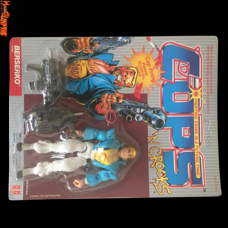 C.O.P.S. N CROOKS Blister Berserko Hasbro C.O.P.S. N CROOKS Blister Berserko Hasbro