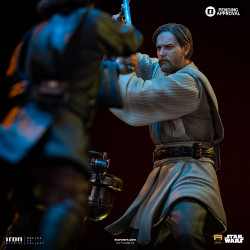 Statue Anakin VS Obi-Wan Deluxe Art Scale Iron Studios Star Wars