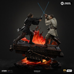 Statue Anakin VS Obi-Wan Deluxe Art Scale Iron Studios Star Wars