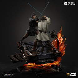 Statue Anakin VS Obi-Wan Deluxe Art Scale Iron Studios Star Wars