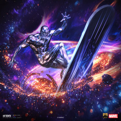 Statue Silver Surfer Deluxe Art Scale Iron Studios Marvel
