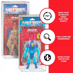 Pack 10 Boîtes de Protection Figurines Masters of the Universe Origins Evoretro Maitres de l'Univers