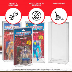 Pack 10 Boîtes de Protection Figurines Masters of the Universe Origins Evoretro Maitres de l'Univers