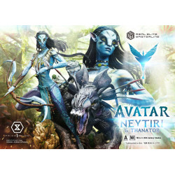 Statue Neytiri & Thanator Real Elite Masterline Prime 1 Studio Avatar