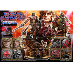 Statue He-Man & Battle Cat Real Elite Masterline Regular Version Prime 1 Studio Maitres de l'Univers