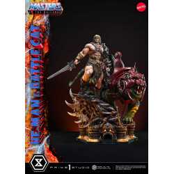 Statue He-Man & Battle Cat Real Elite Masterline Regular Version Prime 1 Studio Maitres de l'Univers