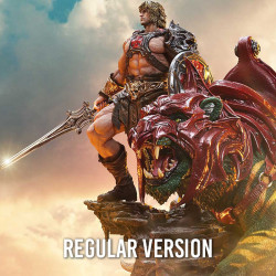 Statue He-Man & Battle Cat Real Elite Masterline Regular Version Prime 1 Studio Maitres de l'Univers